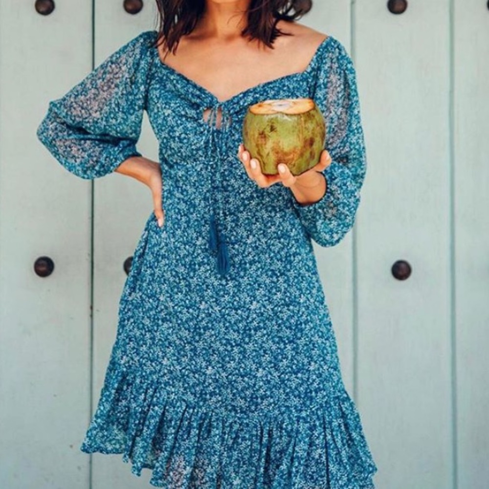 Anthropologie floral dress